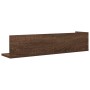 Estantes de pared 2 uds madera roble marrón 75x16,5x16,5 cm by , Shelves and shelves - Ref: Foro24-860037, Price: 37,74 €, Di...
