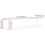 Estantes de pared 2 uds madera roble marrón 75x16,5x16,5 cm by , Shelves and shelves - Ref: Foro24-860037, Price: 37,74 €, Di...