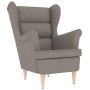 Sillón de tela gris taupe 74x84x100 cm von , Sessel - Ref: Foro24-4016901, Preis: 259,53 €, Rabatt: %
