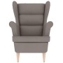 Sillón de tela gris taupe 74x84x100 cm von , Sessel - Ref: Foro24-4016901, Preis: 259,53 €, Rabatt: %