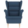 Sillón de tela azul 74x84x100 cm von , Sessel - Ref: Foro24-4016903, Preis: 240,66 €, Rabatt: %