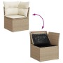 Juego de sofás jardín con cojines 6 pzas ratán sintético beige by , Garden sets - Ref: Foro24-3326027, Price: 454,72 €, Disco...
