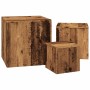 Mesas auxiliares 3 uds madera de ingeniería madera envejecida by , Side tables - Ref: Foro24-856676, Price: 79,13 €, Discount: %