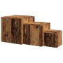 Mesas auxiliares 3 uds madera de ingeniería madera envejecida by , Side tables - Ref: Foro24-856676, Price: 79,13 €, Discount: %
