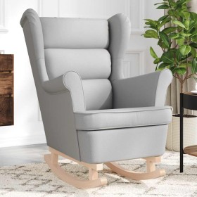 Silla mecedora de tela gris nube 74x90x102 cm von , Sessel - Ref: Foro24-4016929, Preis: 222,04 €, Rabatt: %