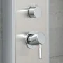SCHÜTTE Shower panel with single-lever mixer TAHITI stainless steel by SCHÜTTE, shower heads - Ref: Foro24-435038, Price: 304...