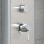 SCHÜTTE Shower panel with single-lever mixer TAHITI stainless steel by SCHÜTTE, shower heads - Ref: Foro24-435038, Price: 304...