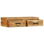 Mueble de TV de pared madera maciza de acacia 80x30x19 cm by , CD and DVD storage - Ref: Foro24-4017463, Price: 92,43 €, Disc...