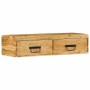Mueble de TV de pared madera maciza de acacia 80x30x19 cm by , CD and DVD storage - Ref: Foro24-4017463, Price: 92,43 €, Disc...