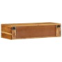 Mueble de TV de pared madera maciza de acacia 80x30x19 cm by , CD and DVD storage - Ref: Foro24-4017463, Price: 92,43 €, Disc...