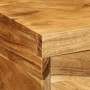 Mueble de TV de pared madera maciza de acacia 80x30x19 cm by , CD and DVD storage - Ref: Foro24-4017463, Price: 92,43 €, Disc...