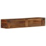 Mueble de TV de pared madera maciza reciclada 100x30x19 cm de , Almacenamiento para CD y DVD - Ref: Foro24-4017480, Precio: 7...
