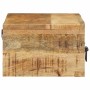 Mueble de TV de pared madera maciza de mango rugosa 80x30x19 cm von , CD- und DVD-Speicher - Ref: Foro24-4017461, Preis: 106,...