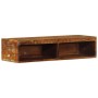 Mueble de TV de pared madera maciza reciclada 80x30x19 cm by , CD and DVD storage - Ref: Foro24-4017477, Price: 65,93 €, Disc...