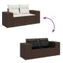 Juego de sofás de jardín 7 piezas con cojines ratán PE marrón von , Gartensets - Ref: Foro24-3325699, Preis: 466,27 €, Rabatt: %
