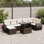 Set sofás de jardín 8 piezas y cojines ratán sintético marrón von , Gartensets - Ref: Foro24-3327913, Preis: 565,11 €, Rabatt: %