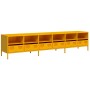 Mueble TV acero laminado en frío amarillo mostaza 202x39x43,5cm by , TV Furniture - Ref: Foro24-3307158, Price: 219,58 €, Dis...