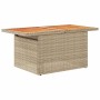 Set sofás jardín y cojines 6 pzas ratán sintético acacia beige by , Garden sets - Ref: Foro24-3327712, Price: 486,23 €, Disco...