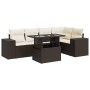 Set sofás de jardín 6 piezas y cojines ratán sintético marrón by , Garden sets - Ref: Foro24-3326804, Price: 472,64 €, Discou...