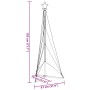 LED para árbol de Navidad 363 LEDs blanco cálido 182 cm von , Weihnachtsbäume - Ref: Foro24-3307643, Preis: 27,91 €, Rabatt: %