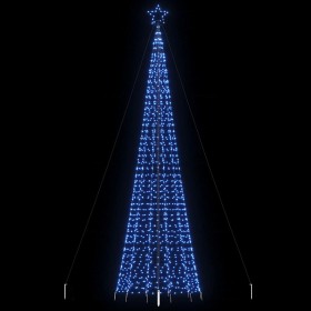 Árbol de Navidad LED con estacas 1534 LEDs azul 500 cm by , Christmas trees - Ref: Foro24-4016406, Price: 123,60 €, Discount: %