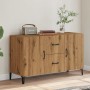 Aparador de madera de ingeniería roble artisan 100x36x60 cm von , Sideboards - Ref: Foro24-856905, Preis: 103,20 €, Rabatt: %