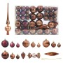 Bolas de Navidad 98 unidades marrón Ø3/4/6 cm by , Festive decorations - Ref: Foro24-4100014, Price: 19,24 €, Discount: %