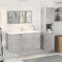 Set muebles de baño 2 piezas madera contrachapada gris hormigón von , Badezimmermöbel - Ref: Foro24-3324869, Preis: 130,72 €,...