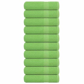 Toallas de Ducha 10 uds. Verde Manzana 70x140 cm 360 gsm by , Towels - Ref: Foro24-137027, Price: 81,90 €, Discount: %
