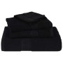 Juego de toallas 8 piezas 100% algodón negro 360 gsm by , Toallas de baño y manoplas - Ref: Foro24-137073, Price: 46,61 €, Di...