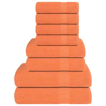 Juego de toallas 8 piezas 100% algodón naranja 360 gsm von , Toallas de baño y manoplas - Ref: Foro24-137071, Preis: 35,90 €,...
