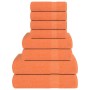 Juego de toallas 8 piezas 100% algodón naranja 360 gsm von , Toallas de baño y manoplas - Ref: Foro24-137071, Preis: 35,90 €,...