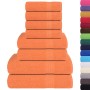 Juego de toallas 8 piezas 100% algodón naranja 360 gsm von , Toallas de baño y manoplas - Ref: Foro24-137071, Preis: 35,90 €,...