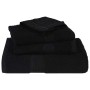 Juego de toallas 6 piezas 100% algodón negro 360 gsm by , Toallas de baño y manoplas - Ref: Foro24-137090, Price: 44,26 €, Di...