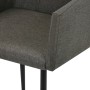 Sillas de comedor con reposabrazos 2 uds tela gris topo von , Essstühle - Ref: Foro24-282068, Preis: 188,82 €, Rabatt: %