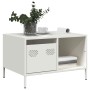 Mesa de centro acero laminado en frío blanco 68,5x50x43,5 cm by , Coffee table - Ref: Foro24-851285, Price: 72,44 €, Discount: %