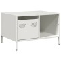 Mesa de centro acero laminado en frío blanco 68,5x50x43,5 cm by , Coffee table - Ref: Foro24-851285, Price: 72,44 €, Discount: %