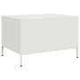 Mesa de centro acero laminado en frío blanco 68,5x50x43,5 cm by , Coffee table - Ref: Foro24-851285, Price: 72,44 €, Discount: %