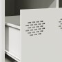Mesa de centro acero laminado en frío blanco 68,5x50x43,5 cm by , Coffee table - Ref: Foro24-851285, Price: 72,44 €, Discount: %