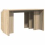 Mesas apilables 3 pzas madera contrachapada color roble Sonoma von , Seitentische - Ref: Foro24-858535, Preis: 58,98 €, Rabat...