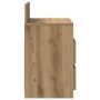 Mesillas de noche 2 uds con 2 cajones roble artesano 40x33x60cm de , Mesitas de noche - Ref: Foro24-858577, Precio: 93,47 €, ...
