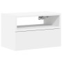 Mesita de noche de pared blanco 45x26x28,5 cm de , Mesitas de noche - Ref: Foro24-858596, Precio: 43,14 €, Descuento: %