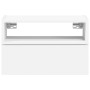 Mesita de noche de pared blanco 45x26x28,5 cm de , Mesitas de noche - Ref: Foro24-858596, Precio: 43,14 €, Descuento: %