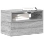Mesita de noche de pared color gris sonoma 45x26x28,5 cm de , Mesitas de noche - Ref: Foro24-858606, Precio: 38,90 €, Descuen...