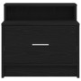 Mesillas de noche con cajón 2 uds roble negro 51x31x47 cm de , Mesitas de noche - Ref: Foro24-858671, Precio: 63,73 €, Descue...