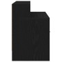Mesillas de noche con cajón 2 uds roble negro 51x31x47 cm de , Mesitas de noche - Ref: Foro24-858671, Precio: 63,73 €, Descue...
