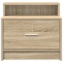 Mesillas de noche con cajón 2 uds roble Sonoma 51x31x47 cm by , Nightstands - Ref: Foro24-858673, Price: 64,49 €, Discount: %