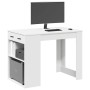 Escritorio con cajón y estante madera contrachapada blanco von , Küchen- und Esstische - Ref: Foro24-858686, Preis: 95,03 €, ...