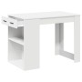 Escritorio con cajón y estante madera contrachapada blanco von , Küchen- und Esstische - Ref: Foro24-858686, Preis: 95,03 €, ...