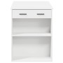 Escritorio con cajón y estante madera contrachapada blanco von , Küchen- und Esstische - Ref: Foro24-858686, Preis: 95,03 €, ...